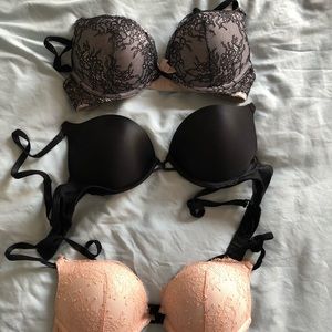 3 Very Sexy Bombshell bras - adds 2 cups
